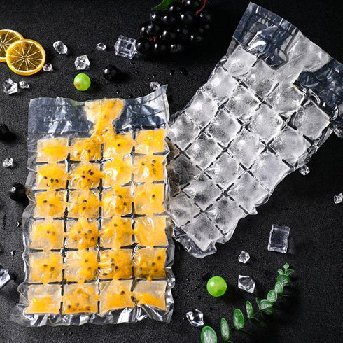 Disposable Ice Bag Self Sealing Water Injection Ice Block Frozen Ice Block Mold Fresh-keeping Bag Ice Cream Ice Lattice Cold Storage Bag